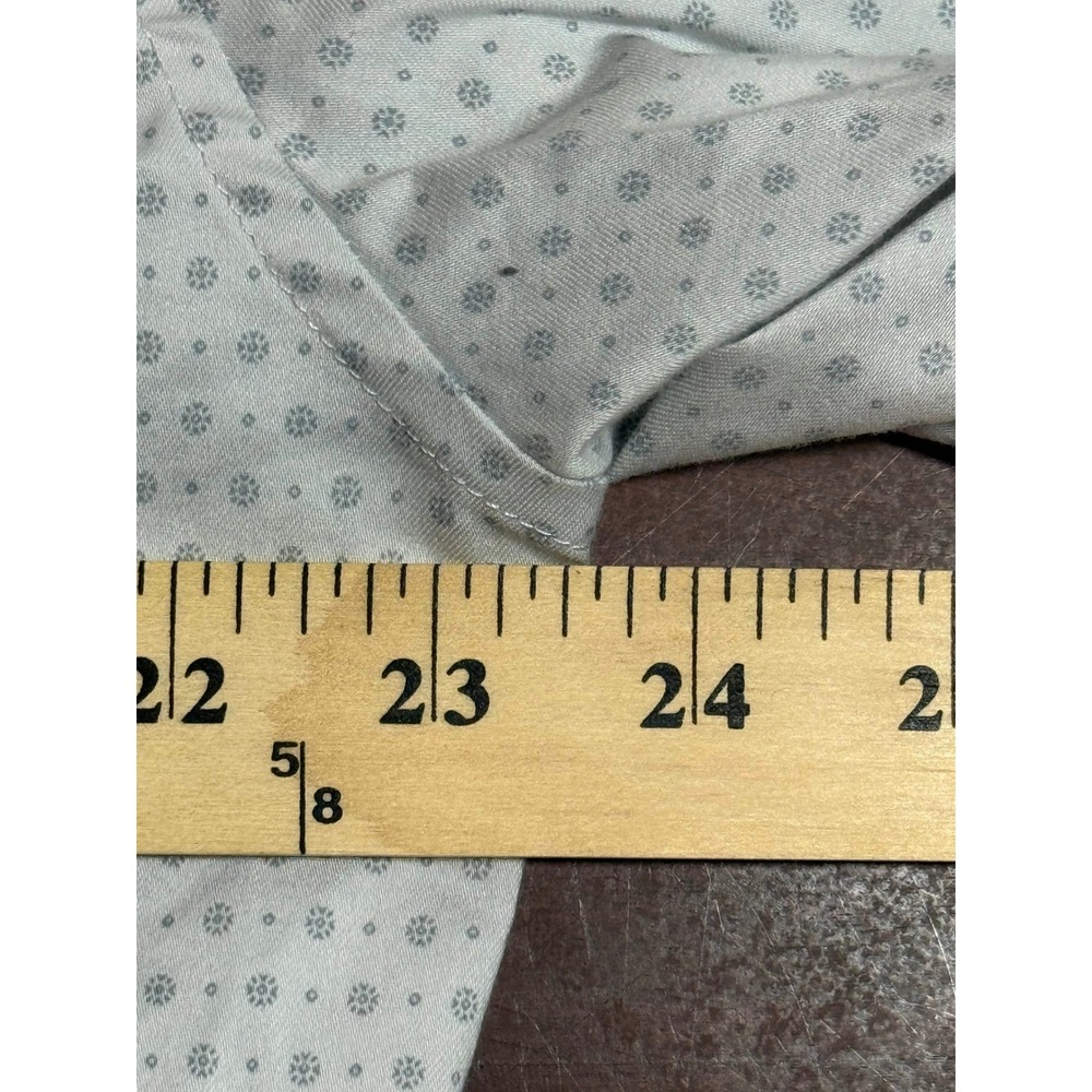 Goodfellow Mens Standard Fit Button Up Shirt Long Sleeve Blue Pattern Size‎ L - Picture 4 of 8